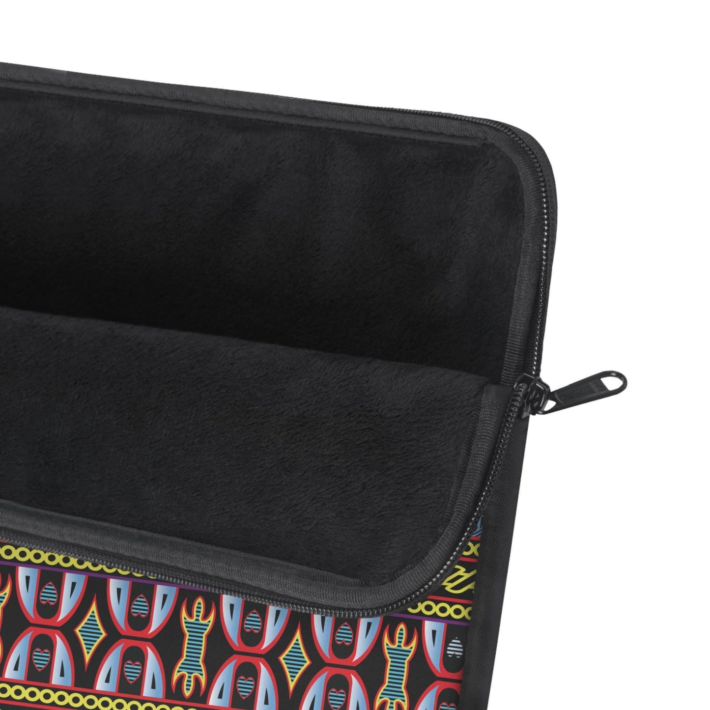 Toghu Ndop Print Laptop Sleeve: African Fabric Computer Case, Pro Macbook Air Sleeve