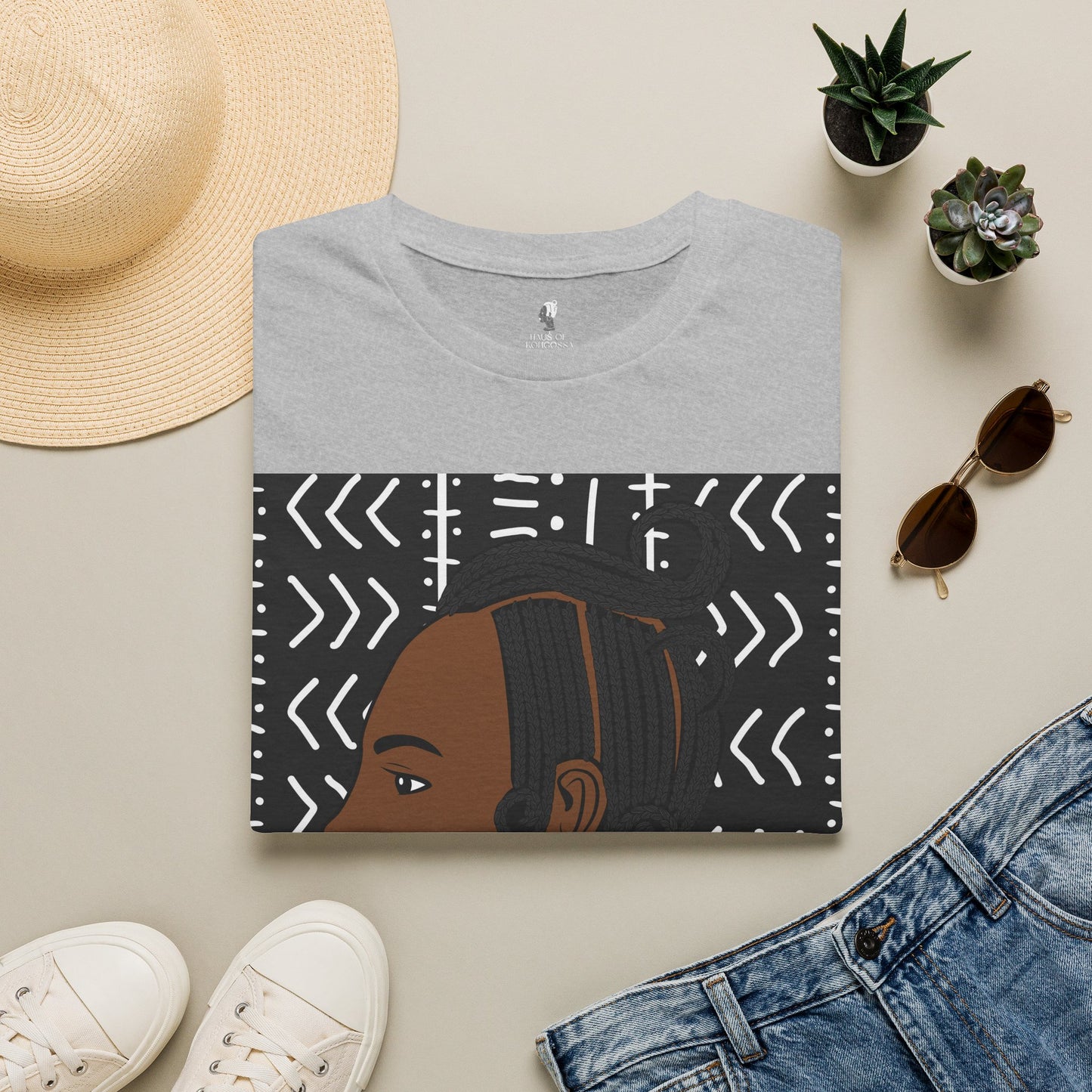 Lady Kongossa on BW Ndop Unisex Softstyle T-Shirt