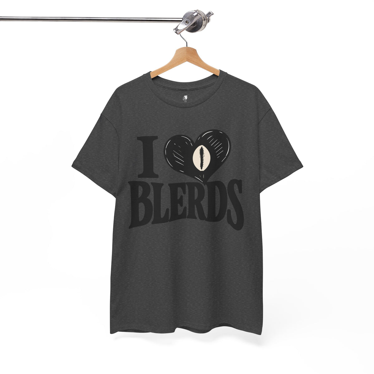 I Heart Blerds Unisex Heavy Cotton T-Shirt | Nerd Pride Tee, Geek Culture
