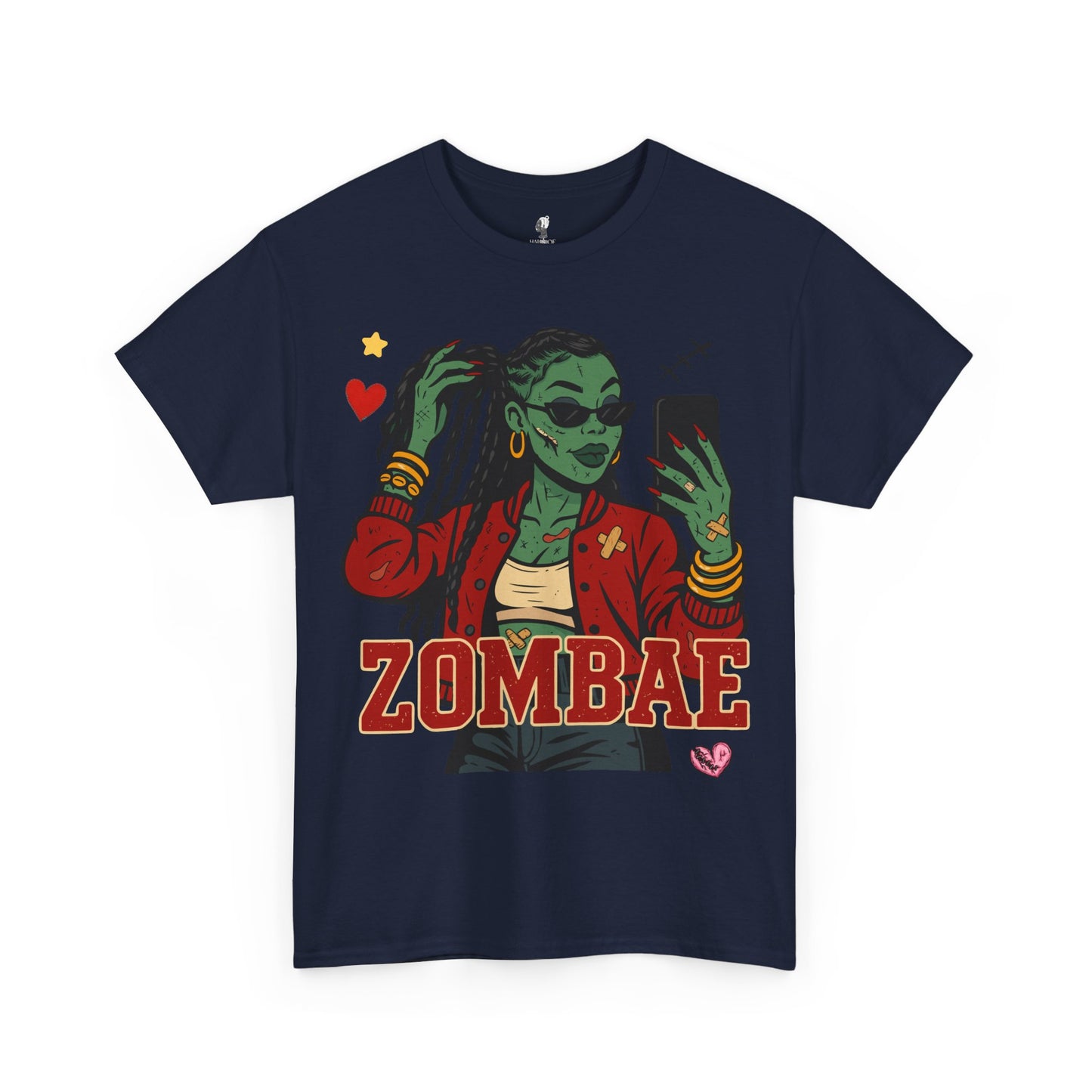 Zombae Unisex Tee - Halloween T-Shirt, Unisex Shirt, Funny Cute Top, Heavy Cotton Apparel, Halloween Costume, Zombie Lover Gift, Horror