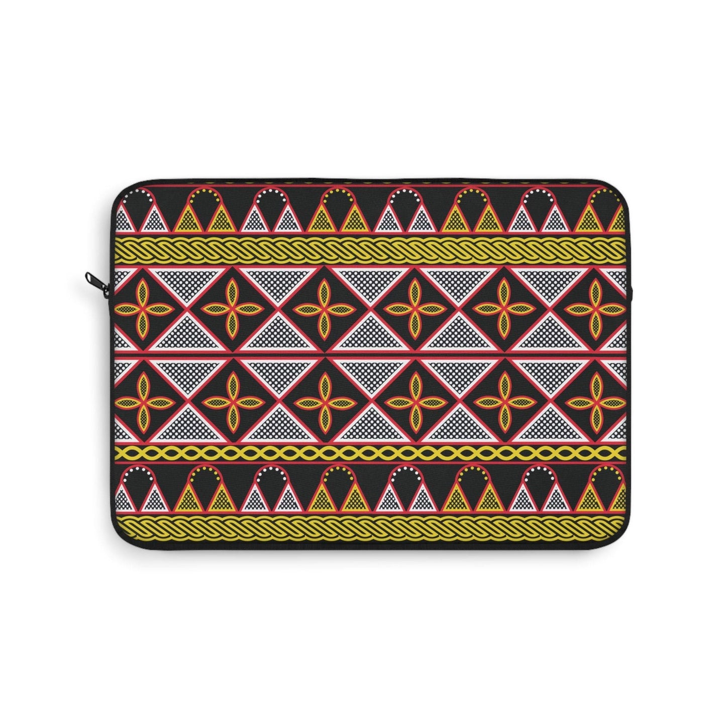 Yellow Toghu African Laptop Sleeve - Front Print, Pro Macbook Air Sleeve