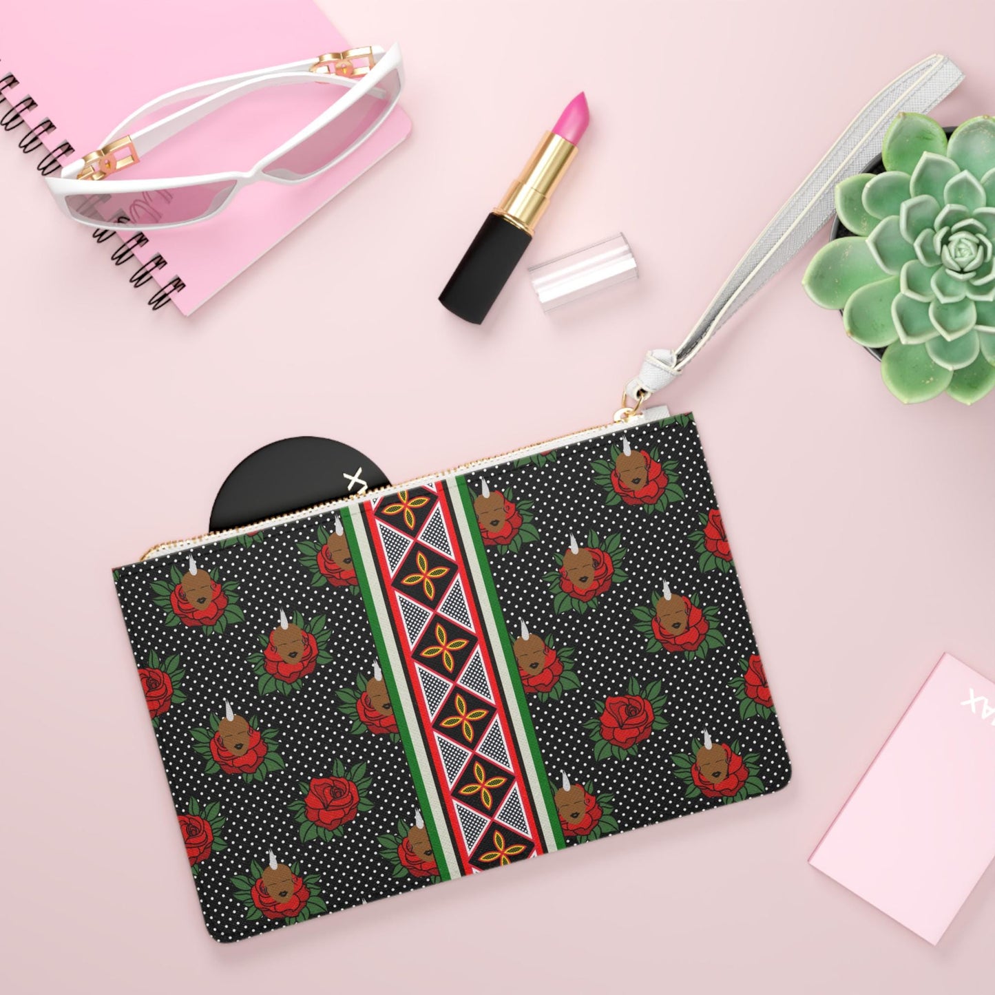 Rockabilities with Strip Clutch Bag