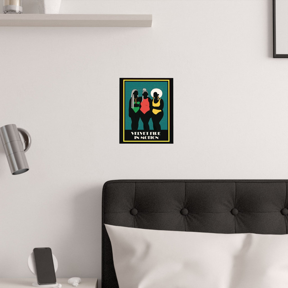 Satin Poster, Colorful Vintage 1920s Wall Art, Modern Home Decor, Jungle Patterns, Unique Gift Idea, Boho Aesthetic