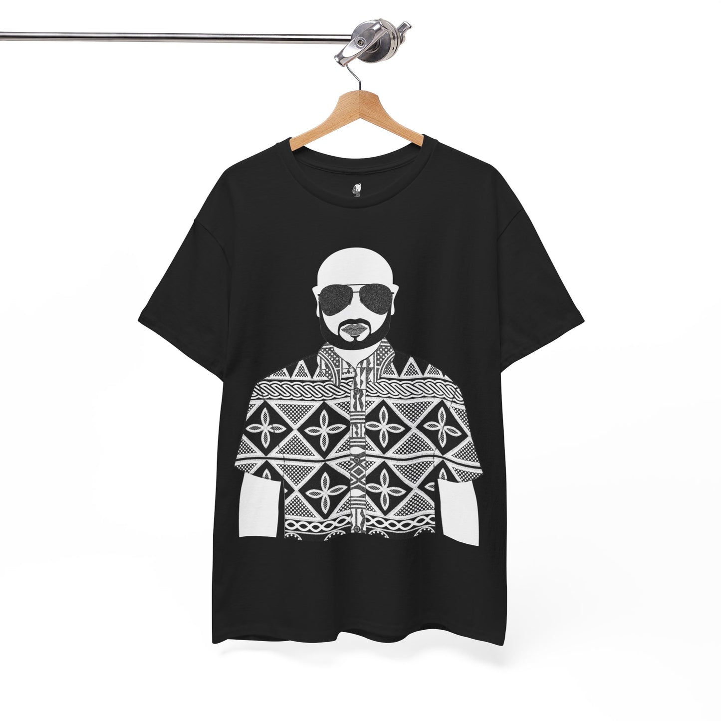 Le Monsieur(BW) in Toghu Unisex Heavy Cotton Tee