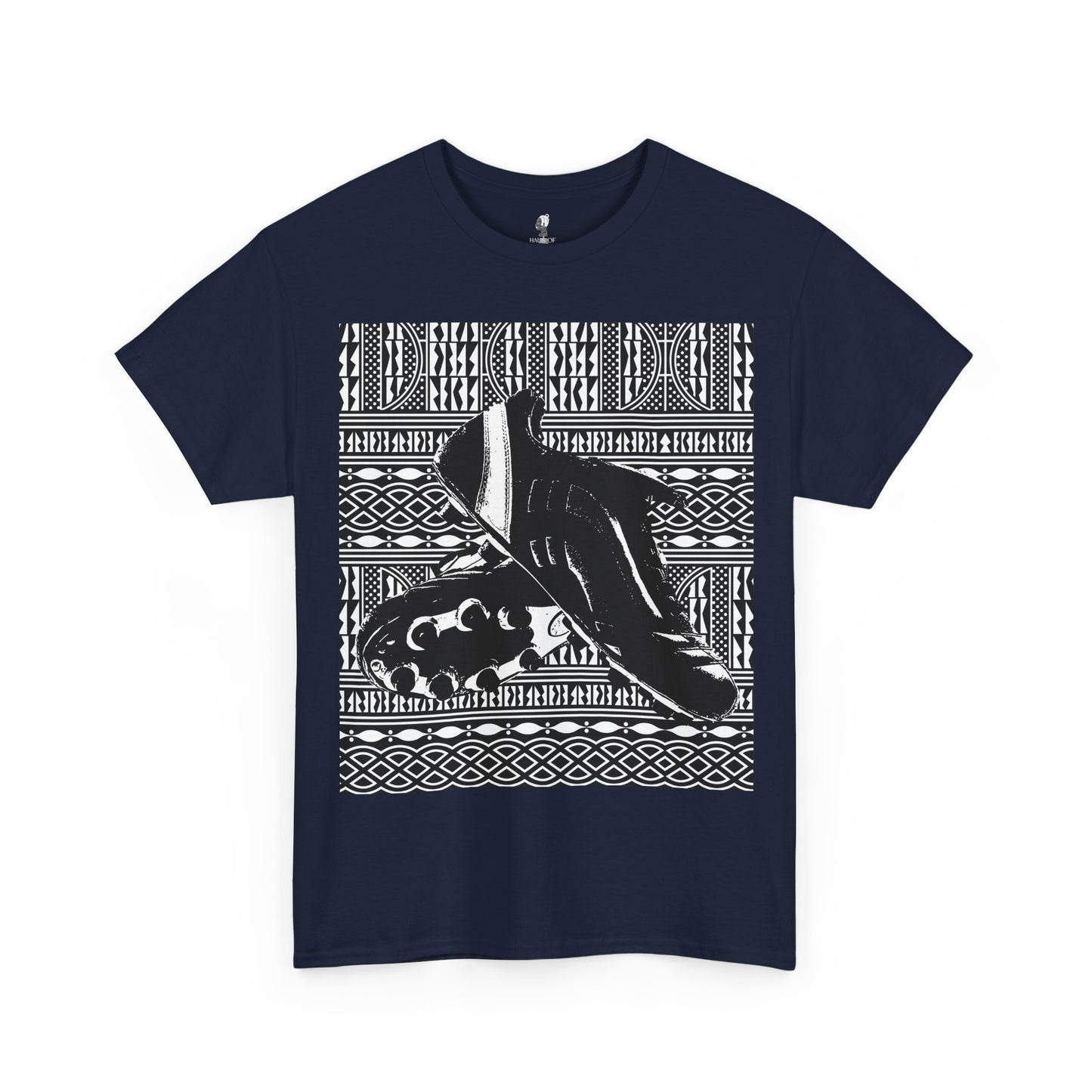 GOAL!! - BW Soccer Shoes on BW Ndop with Back Design Unisex Heavy Cotton Tee