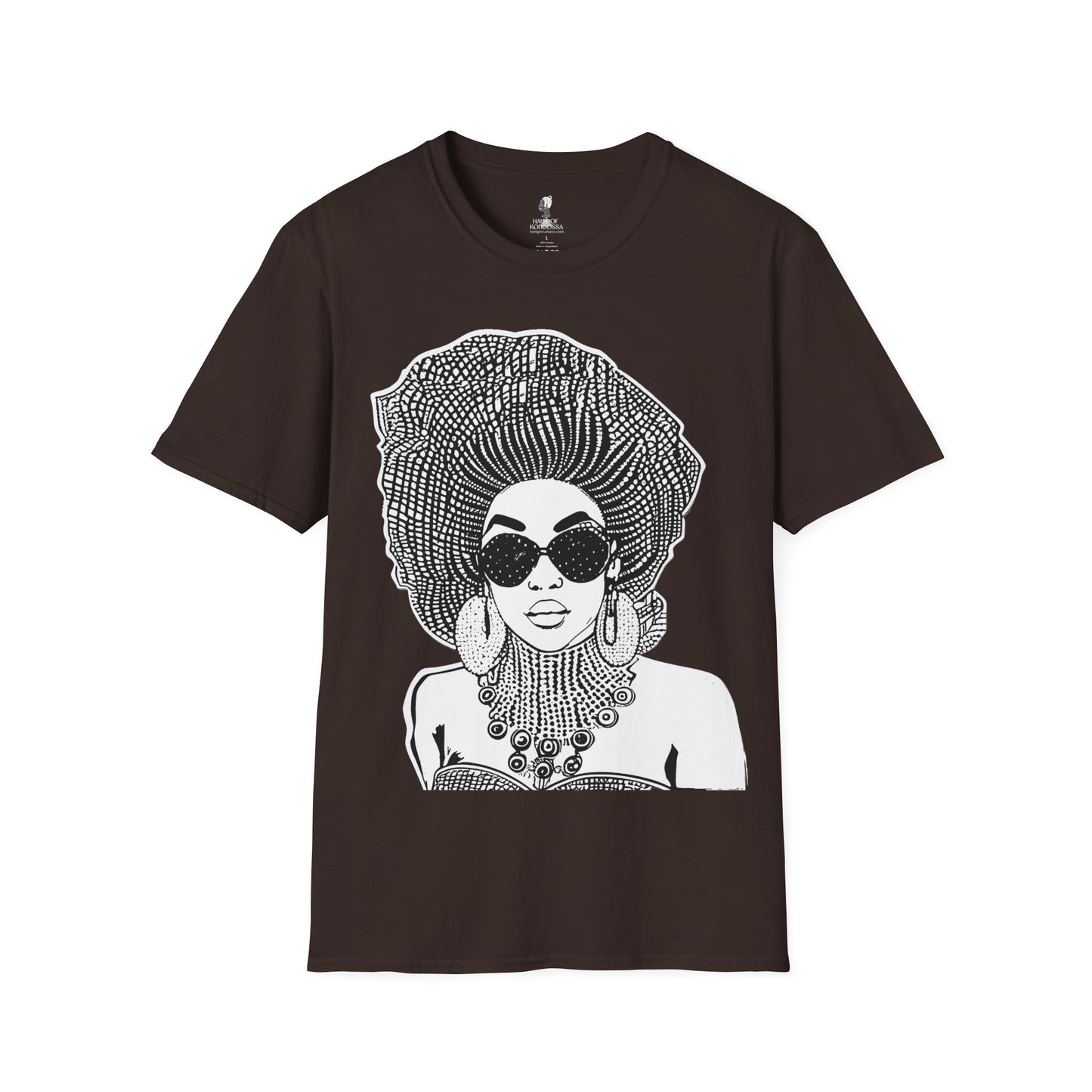 Madame Headtie(BW) -  Unisex Softstyle T-shirt