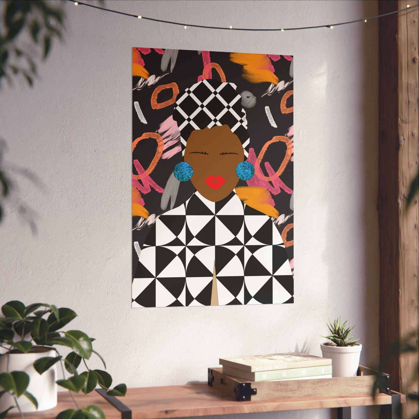 Geo on Art Premium Matte Vertical Posters