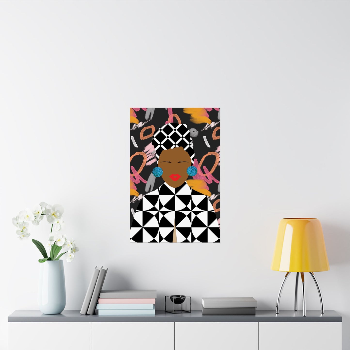 Geo on Art Premium Matte Vertical Posters