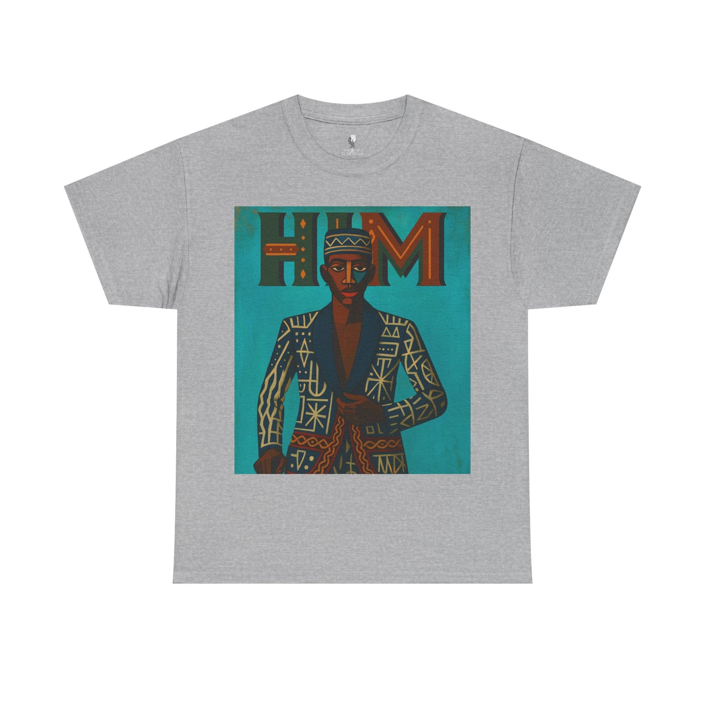 I am HIM Father's Day T-Shirt for African Art Lovers, Afrocentric Clothing, African Heritage Top