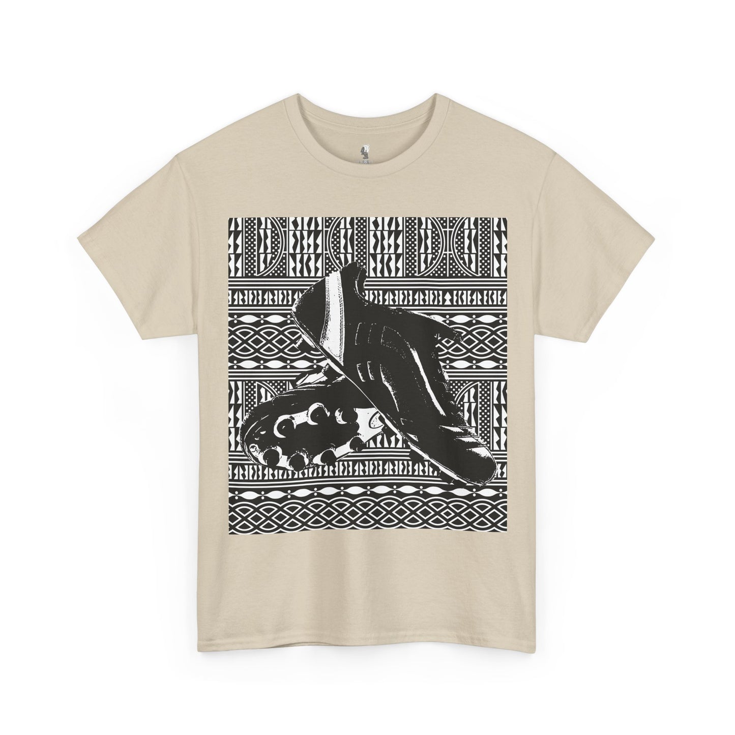 GOAL!! - BW Soccer Shoes on BW Ndop with Back Design Unisex Heavy Cotton Tee