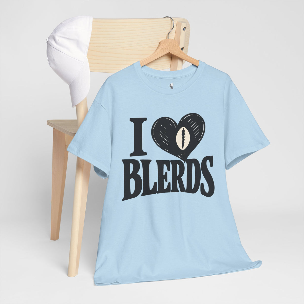 I Heart Blerds Unisex Heavy Cotton T-Shirt | Nerd Pride Tee, Geek Culture