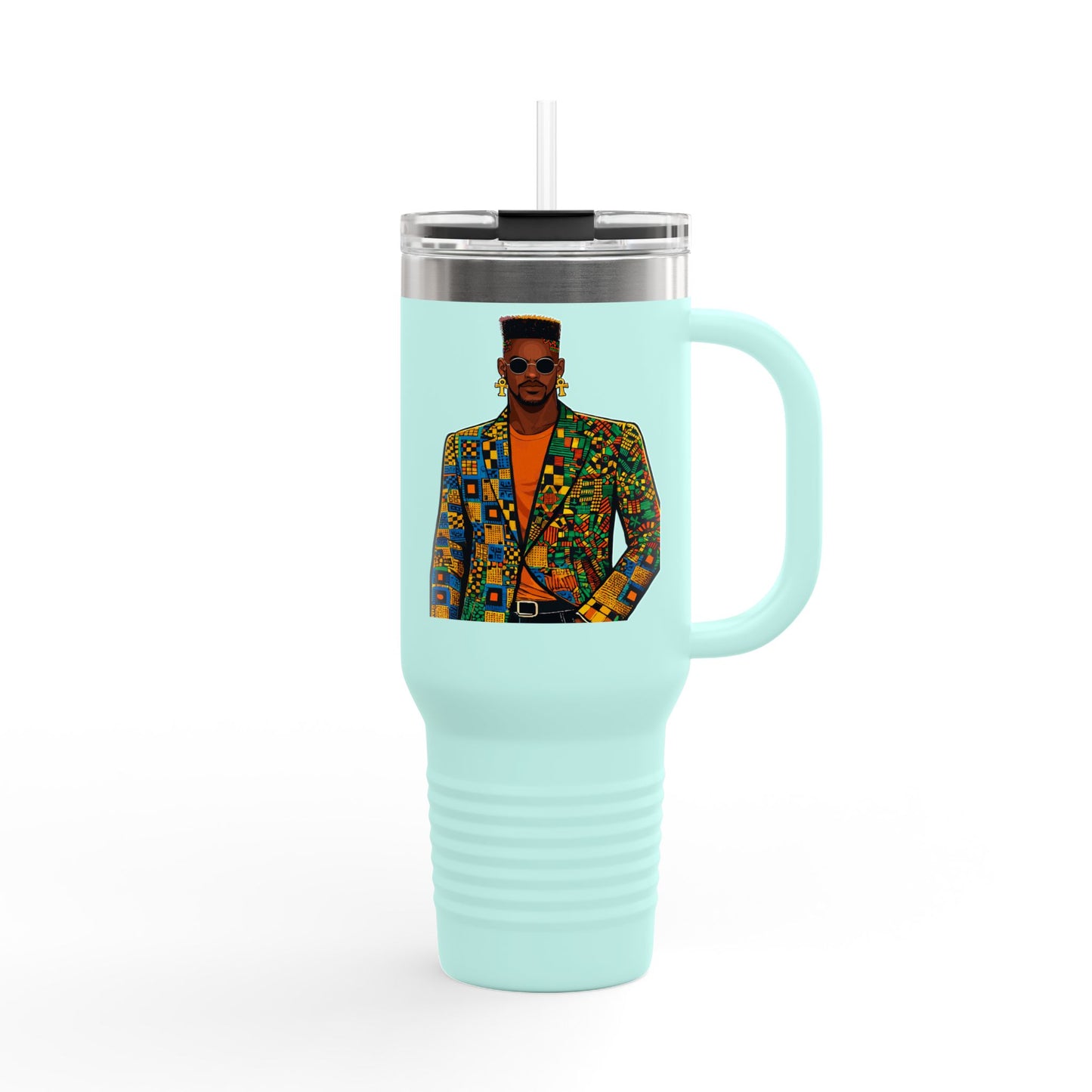Hustler ever Sleeps Personalized Insulated Travel Mug, 40oz, Stylish Travel Companion, Premium Coffee Mug, Gifts for Him