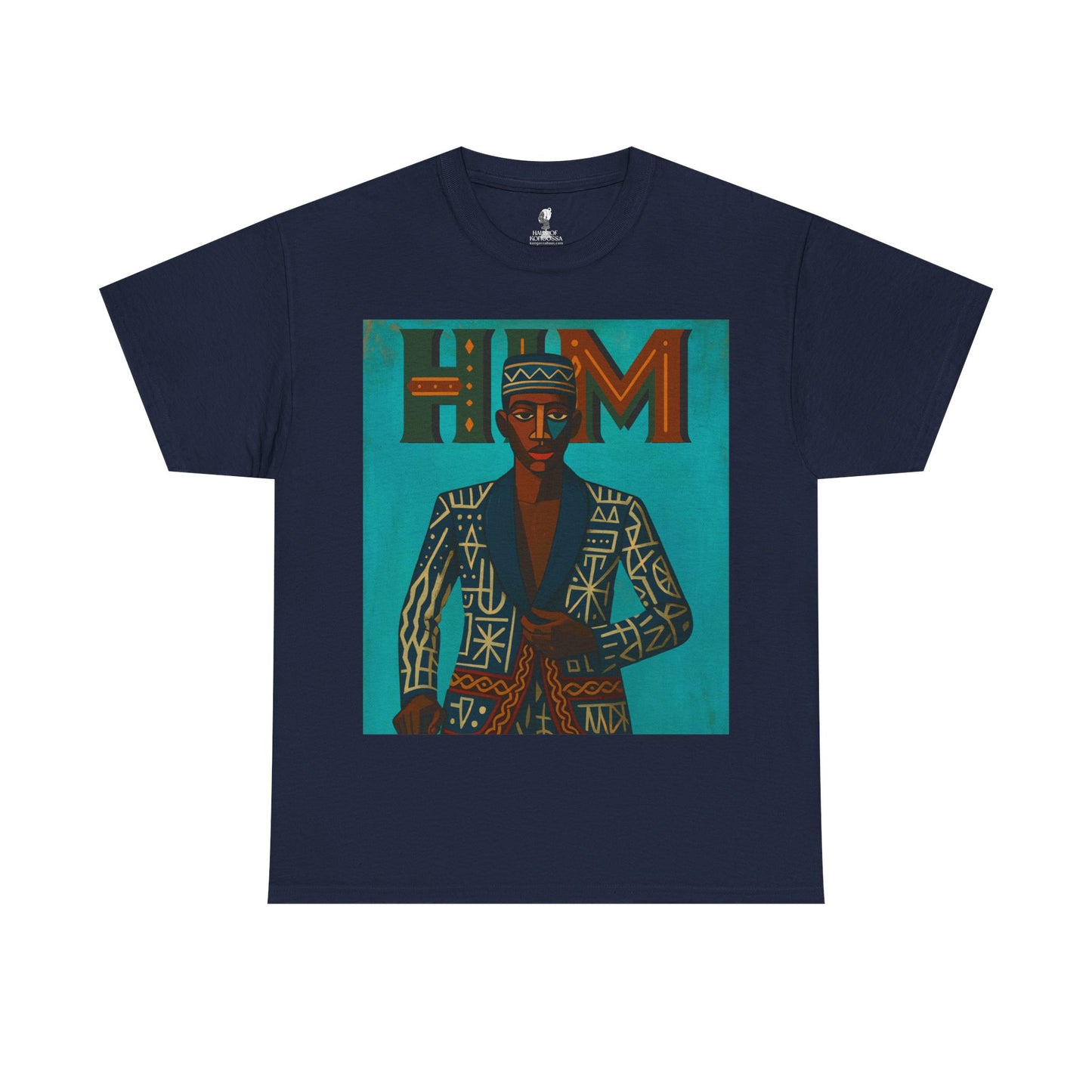 I am HIM Father's Day T-Shirt for African Art Lovers, Afrocentric Clothing, African Heritage Top