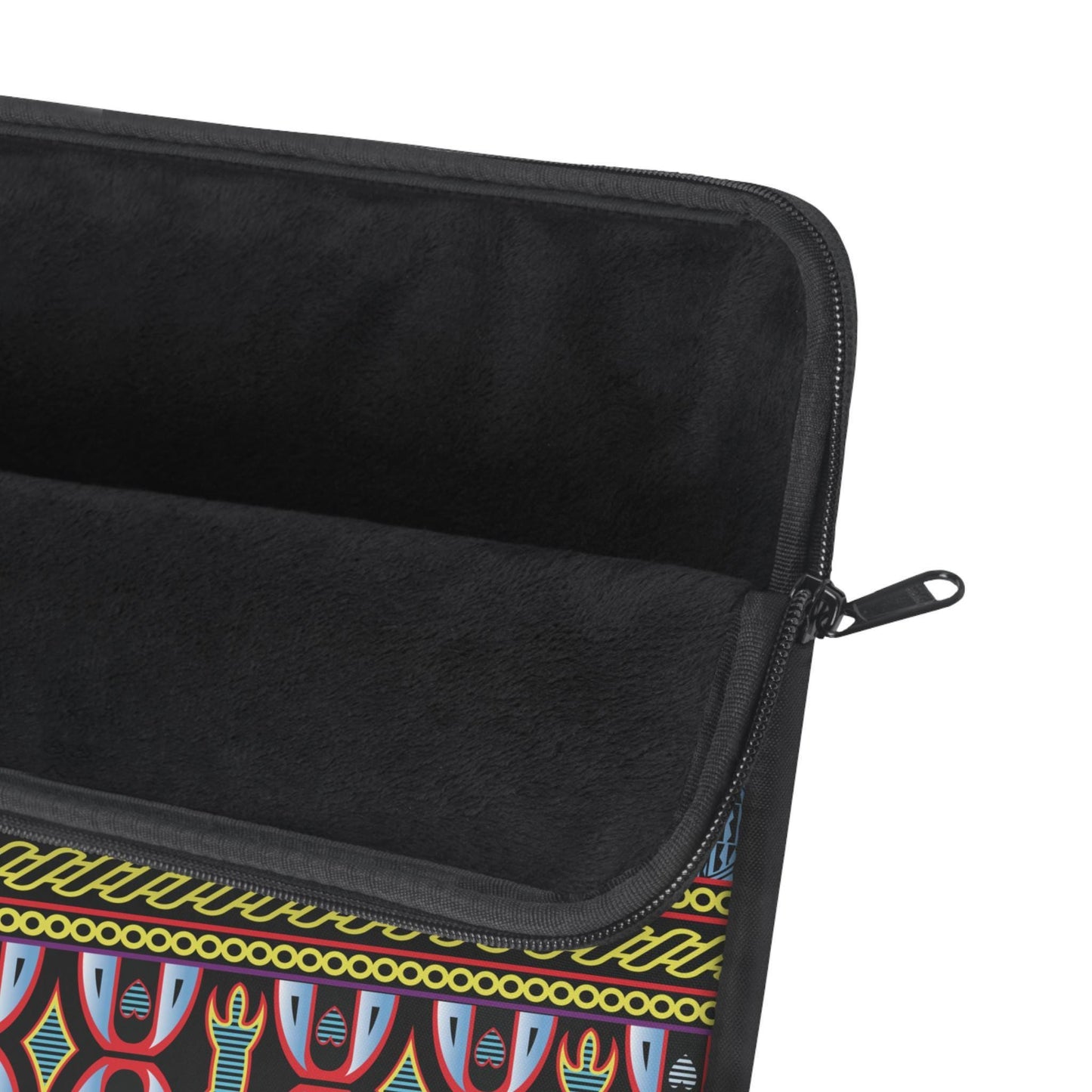 Toghu Ndop Print Laptop Sleeve: African Fabric Computer Case, Pro Macbook Air Sleeve