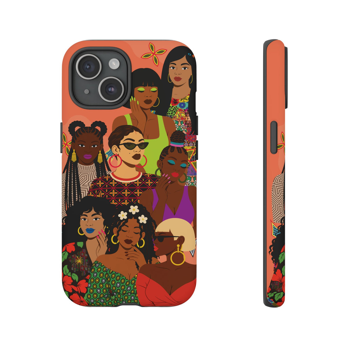 Black Girl Magic Collage Phone Case, African Art Design, Stylish Protective Cover for Samsung and iPhone, Unique Accessory, Gift Idea