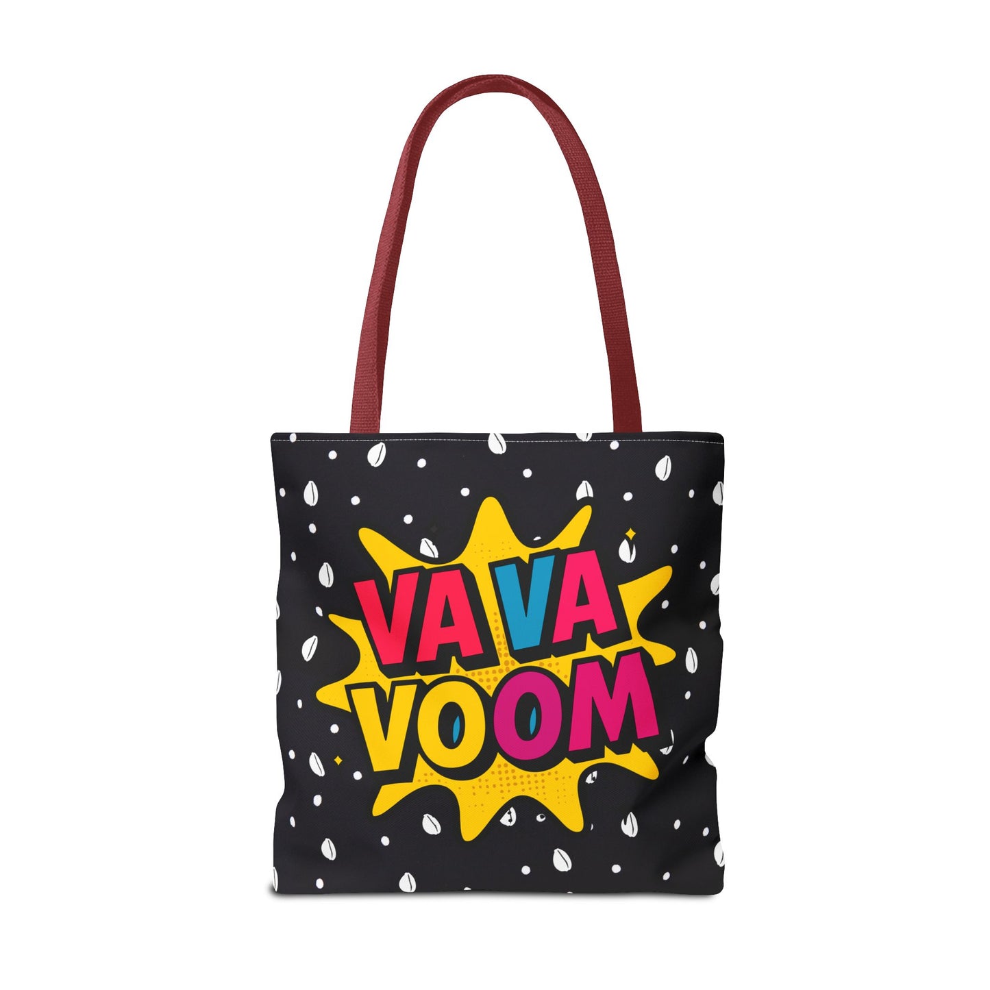 Turbanique Afro Glam Tote Bag, Black Woman, Cheetah Print, "VaVa Voom" Back