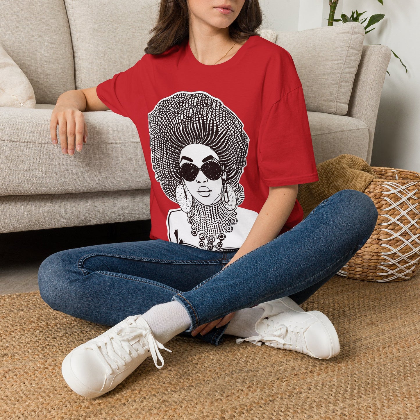Madame Headtie(BW) -  Unisex Softstyle T-shirt