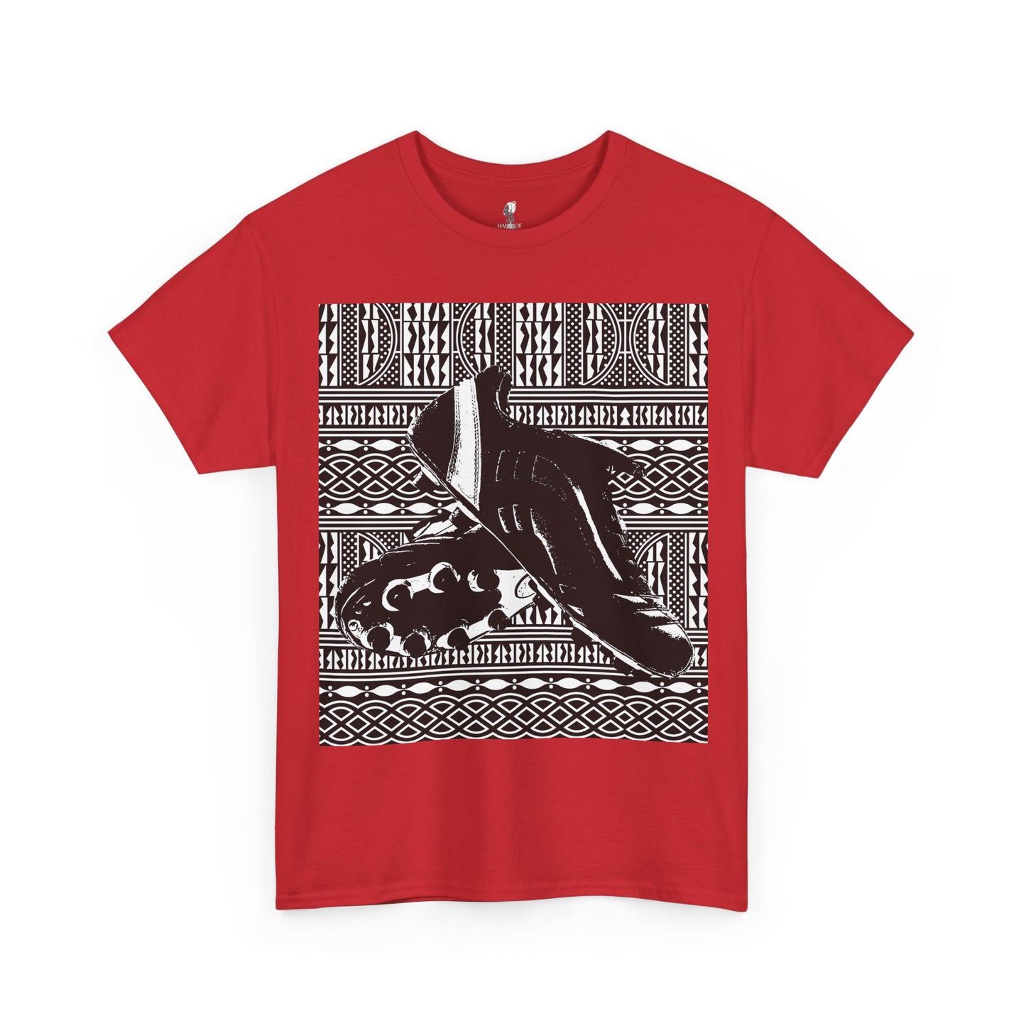 GOAL!! - BW Soccer Shoes on BW Ndop with Back Design Unisex Heavy Cotton Tee