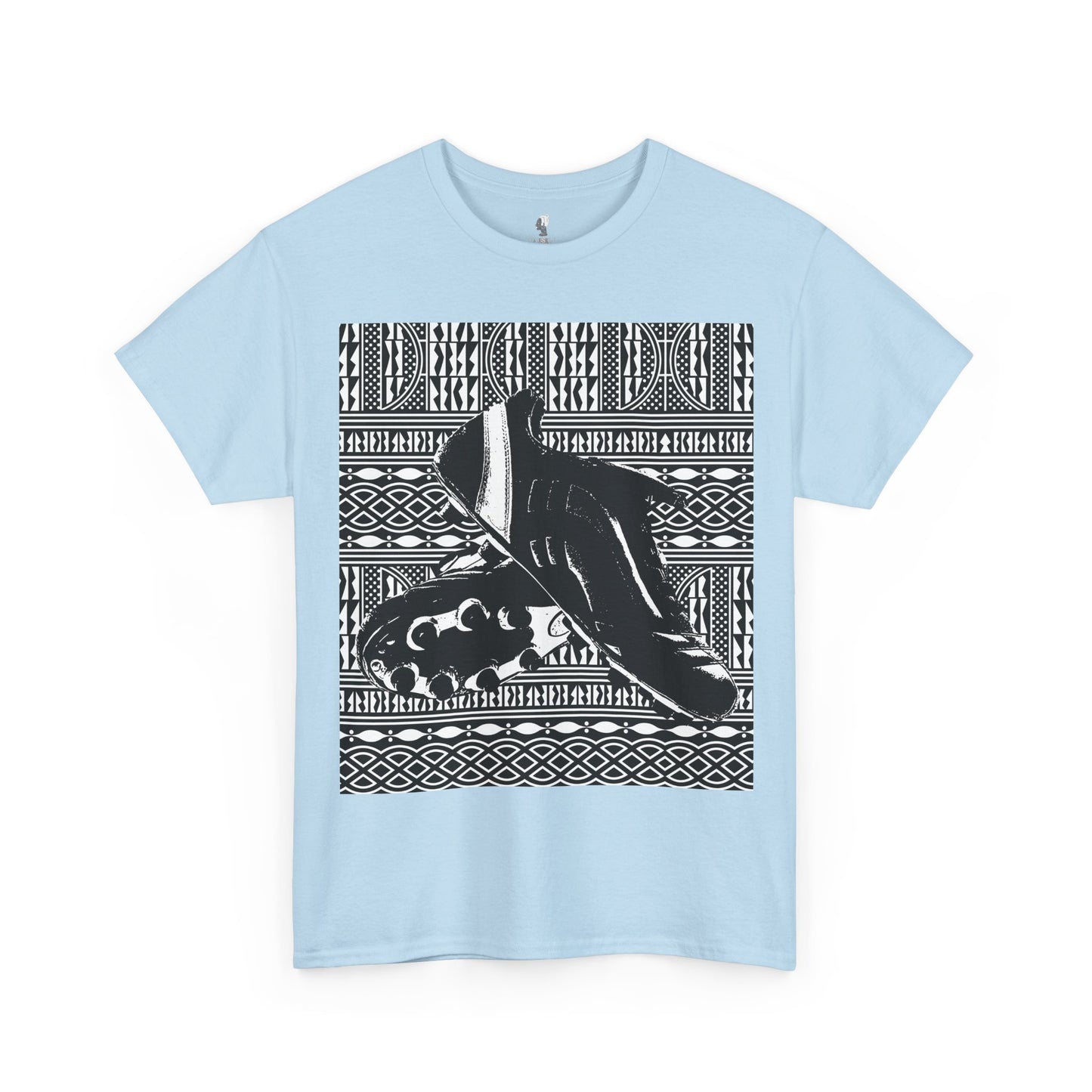 GOAL!! - BW Soccer Shoes on BW Ndop with Back Design Unisex Heavy Cotton Tee