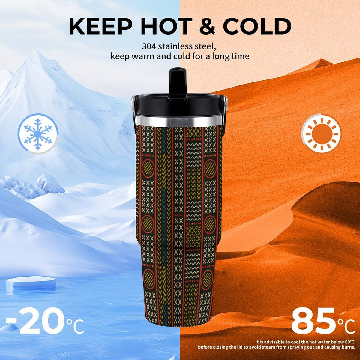 Ntoh 30oz Travel Tumbler Stainless Steel