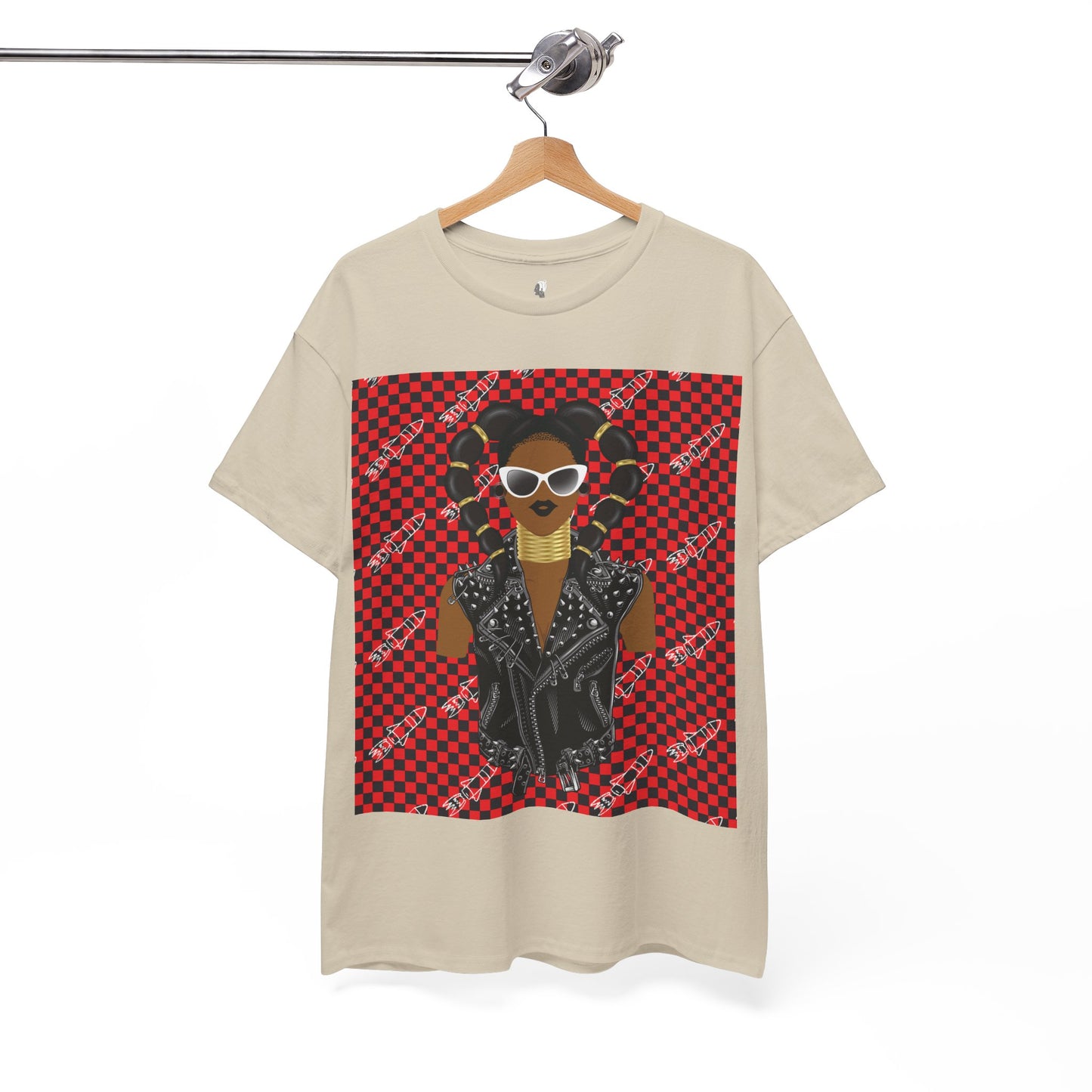 Horn Lady Rockette Unisex Heavy Cotton Tee