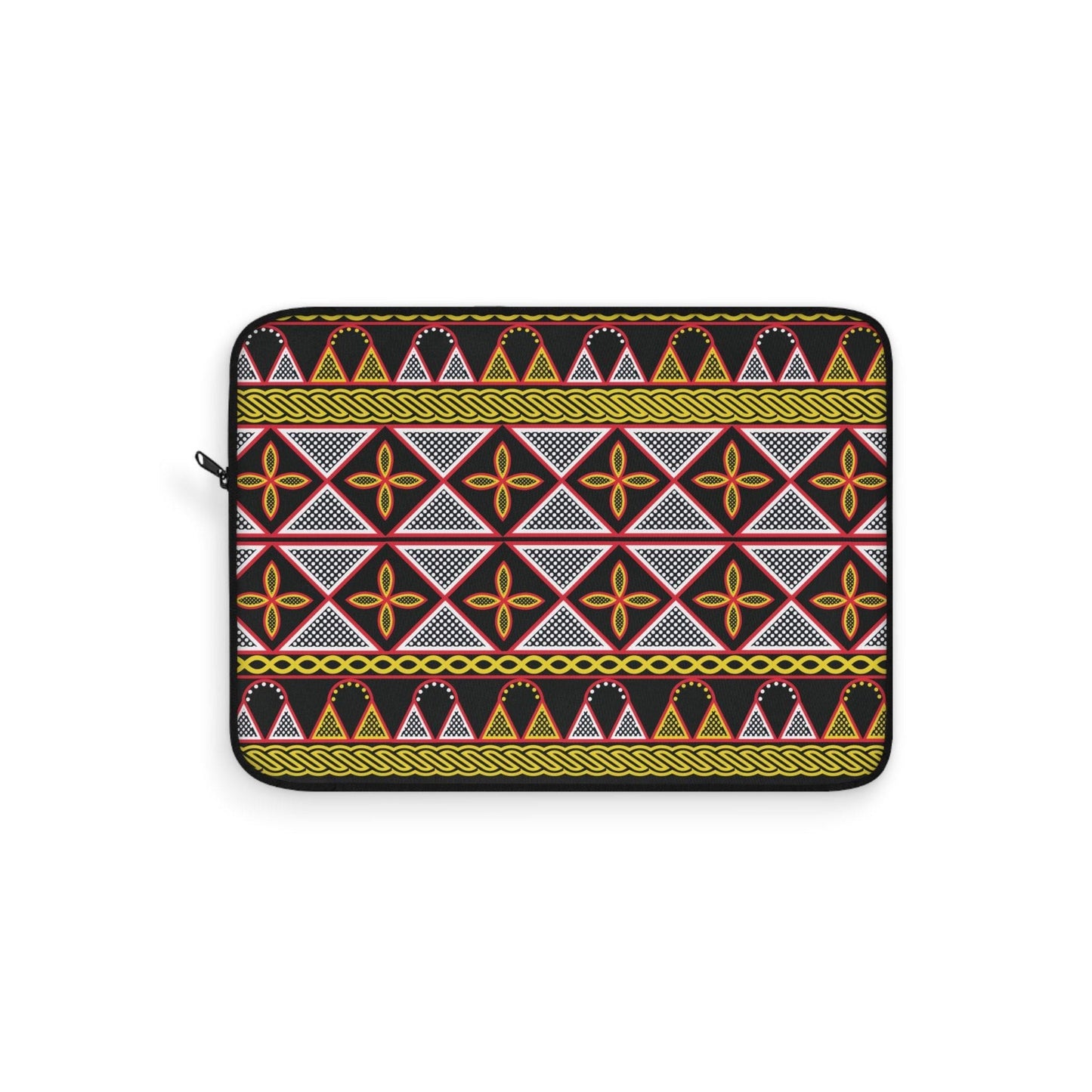 Yellow Toghu African Laptop Sleeve - Front Print, Pro Macbook Air Sleeve