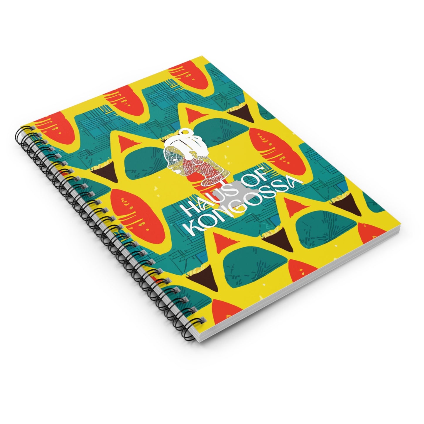 HOK Afrikana Front Cover Spiral Notebook - Ruled Line