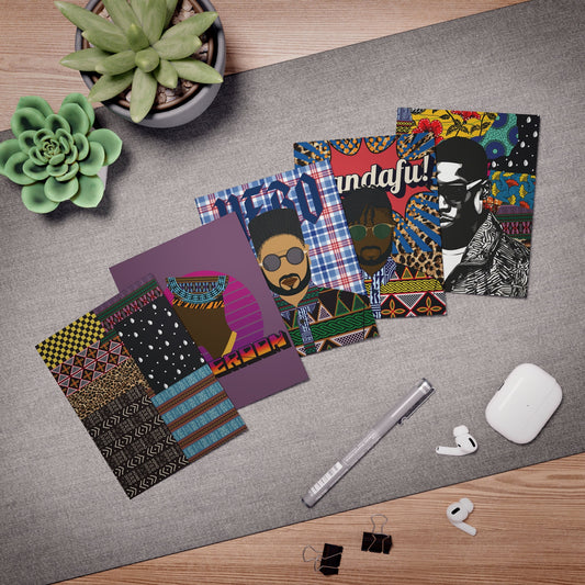 Dem Boyz Greeting Cards - 5-Pack with Multiple Designs