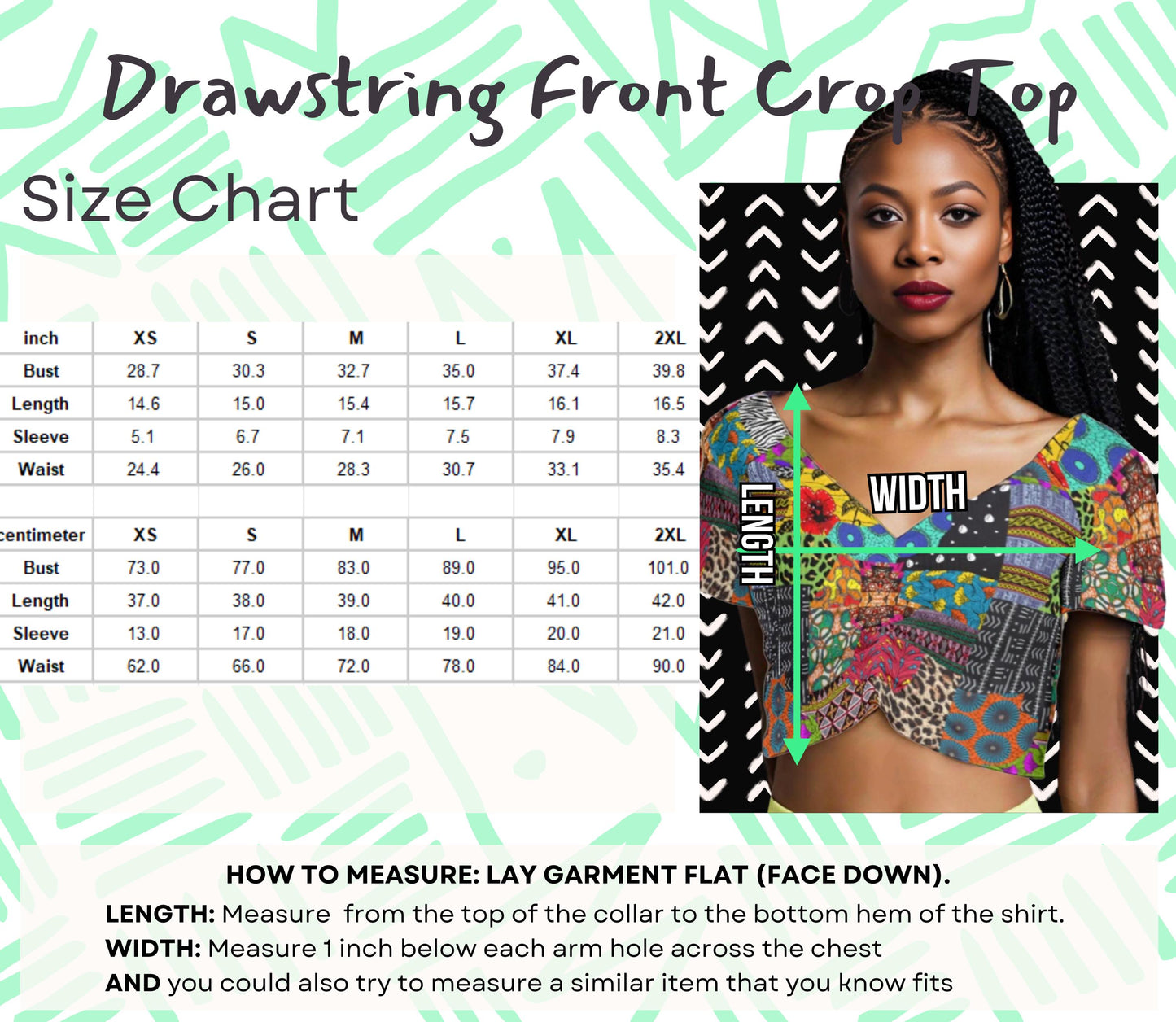 Yellow & White Number Print Crop Top: Stretchy Festival Fashion, Ready to Ship