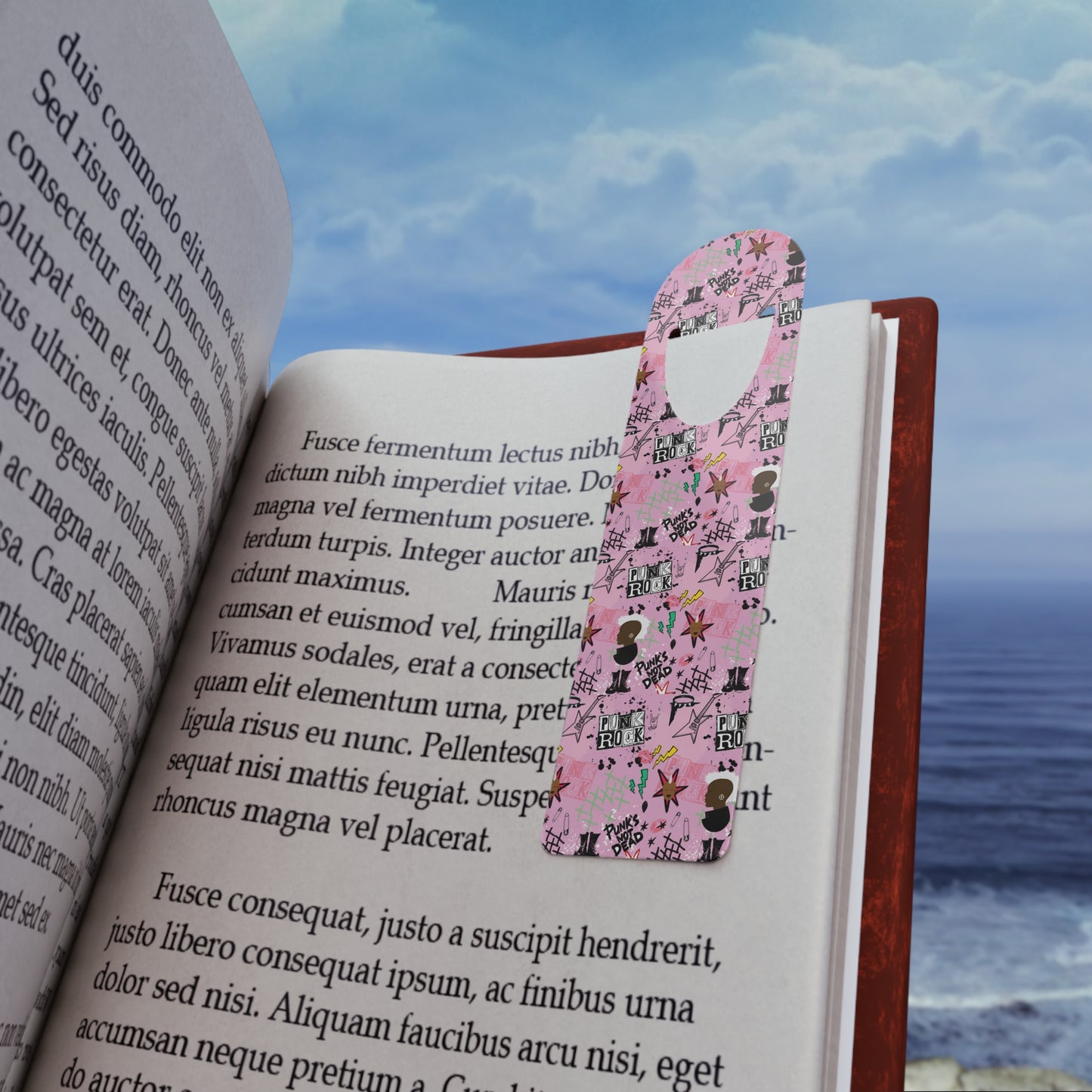 Punk Girl Pink Bookmark