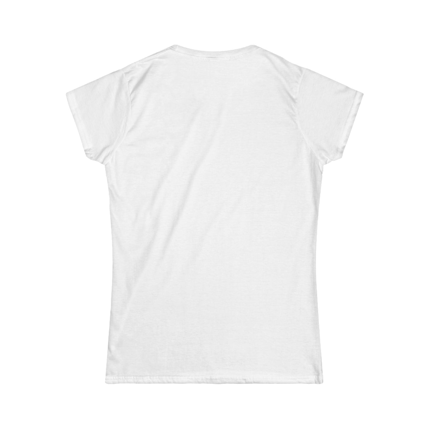 On Go Boxing Girl Softstyle Women's Tee,  Retro Fighter Illustration, Women's T-Shirt