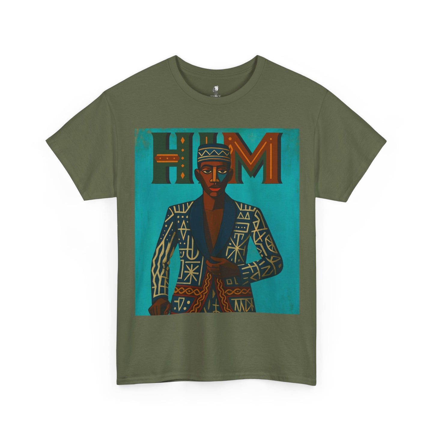 I am HIM Father's Day T-Shirt for African Art Lovers, Afrocentric Clothing, African Heritage Top