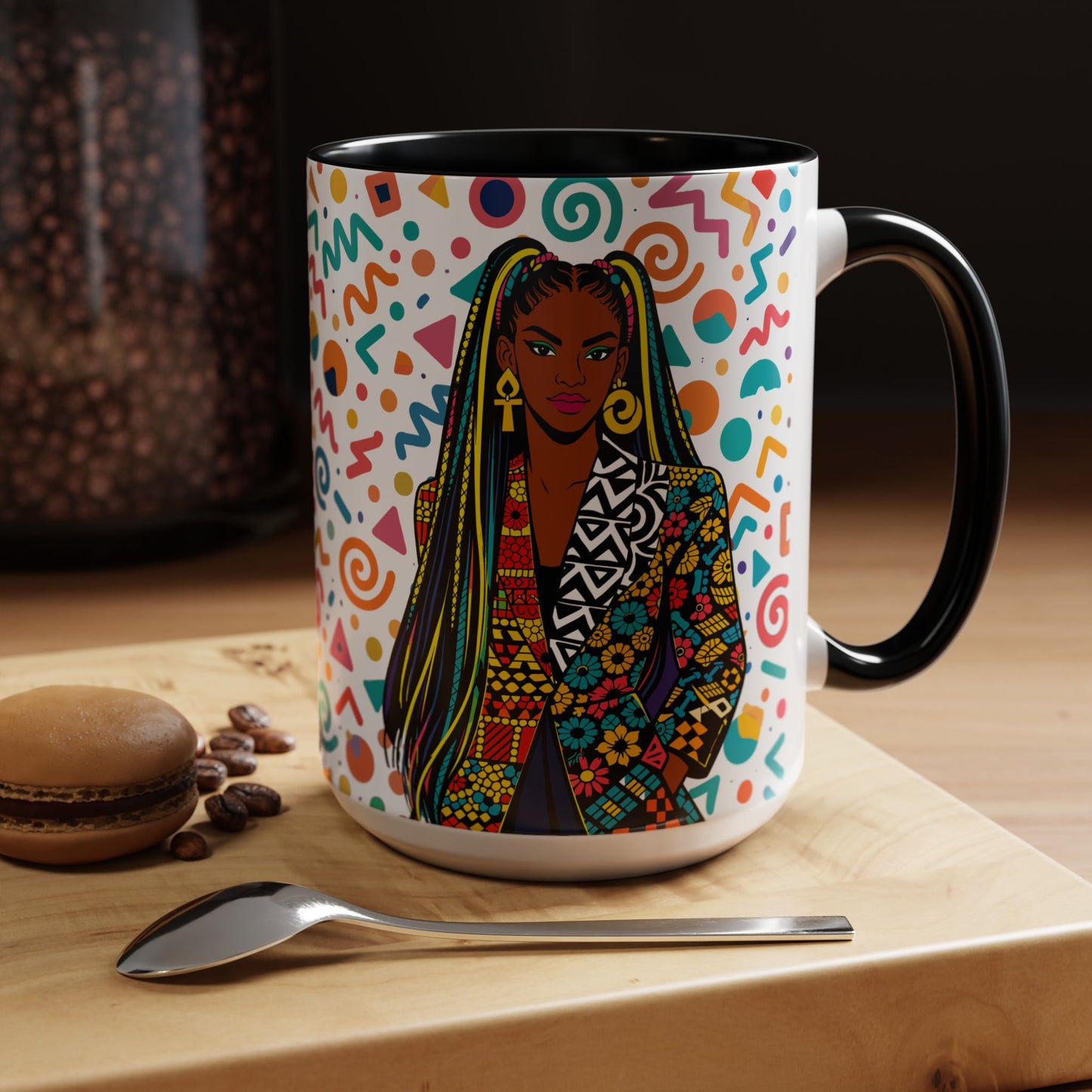 Personalized,  Doing the Most, Effortlessly Two-Tone Ceramic Mug  (6 Colors , 11oz & 15oz)