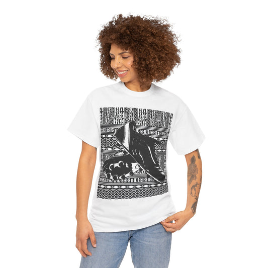 GOAL!! - BW Soccer Shoes on BW Ndop with Back Design Unisex Heavy Cotton Tee