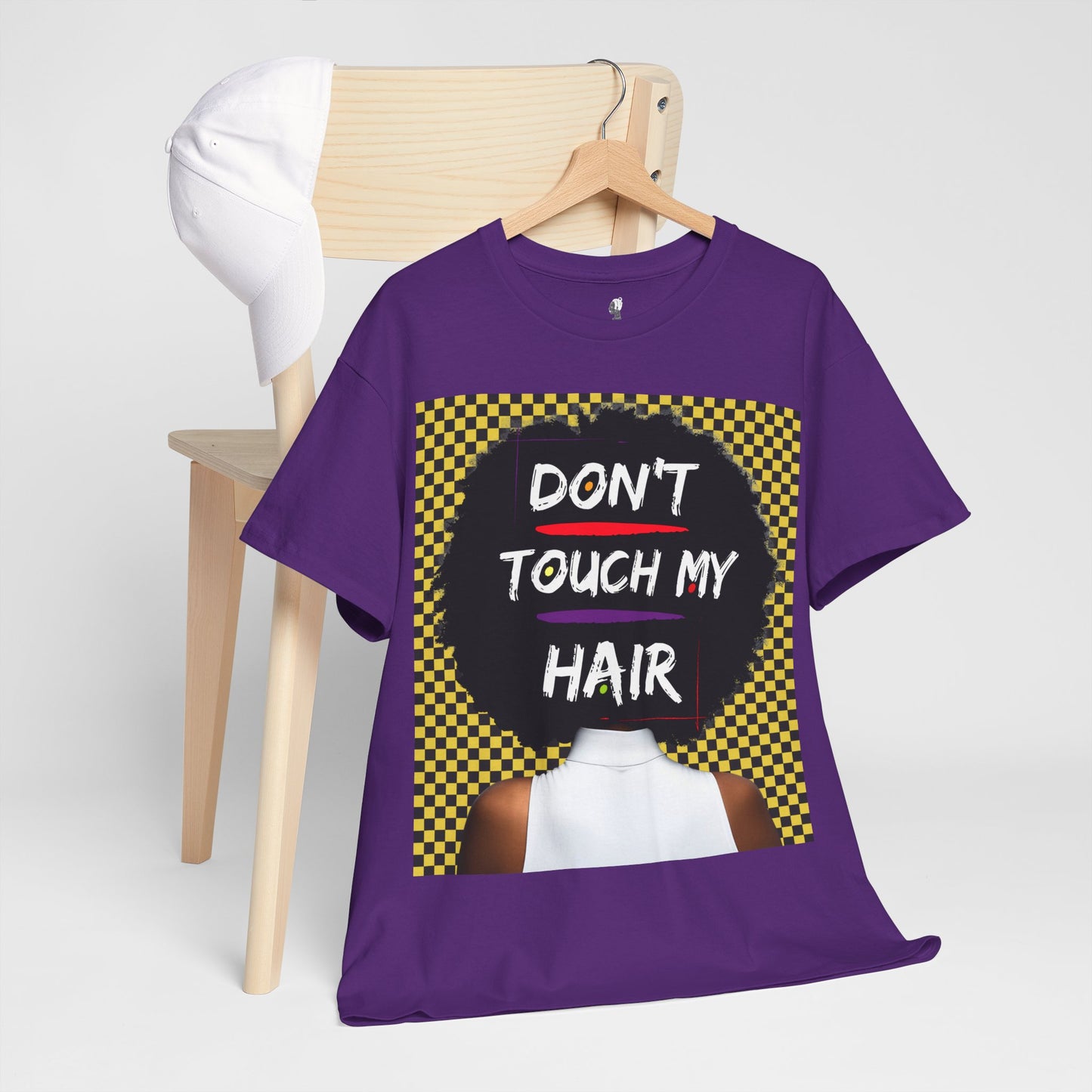 Don't Touch My Hair Unisex Heavy Cotton Tee