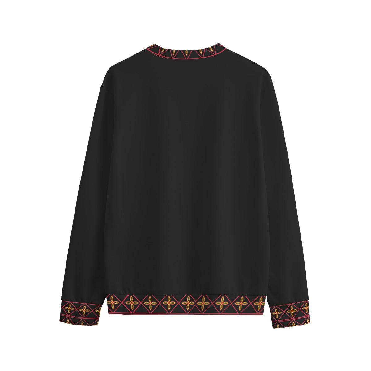 Bami Man Soft Cotton Blend Unisex Crewneck Sweatshirt, in Horn Hat with Toghu Accents