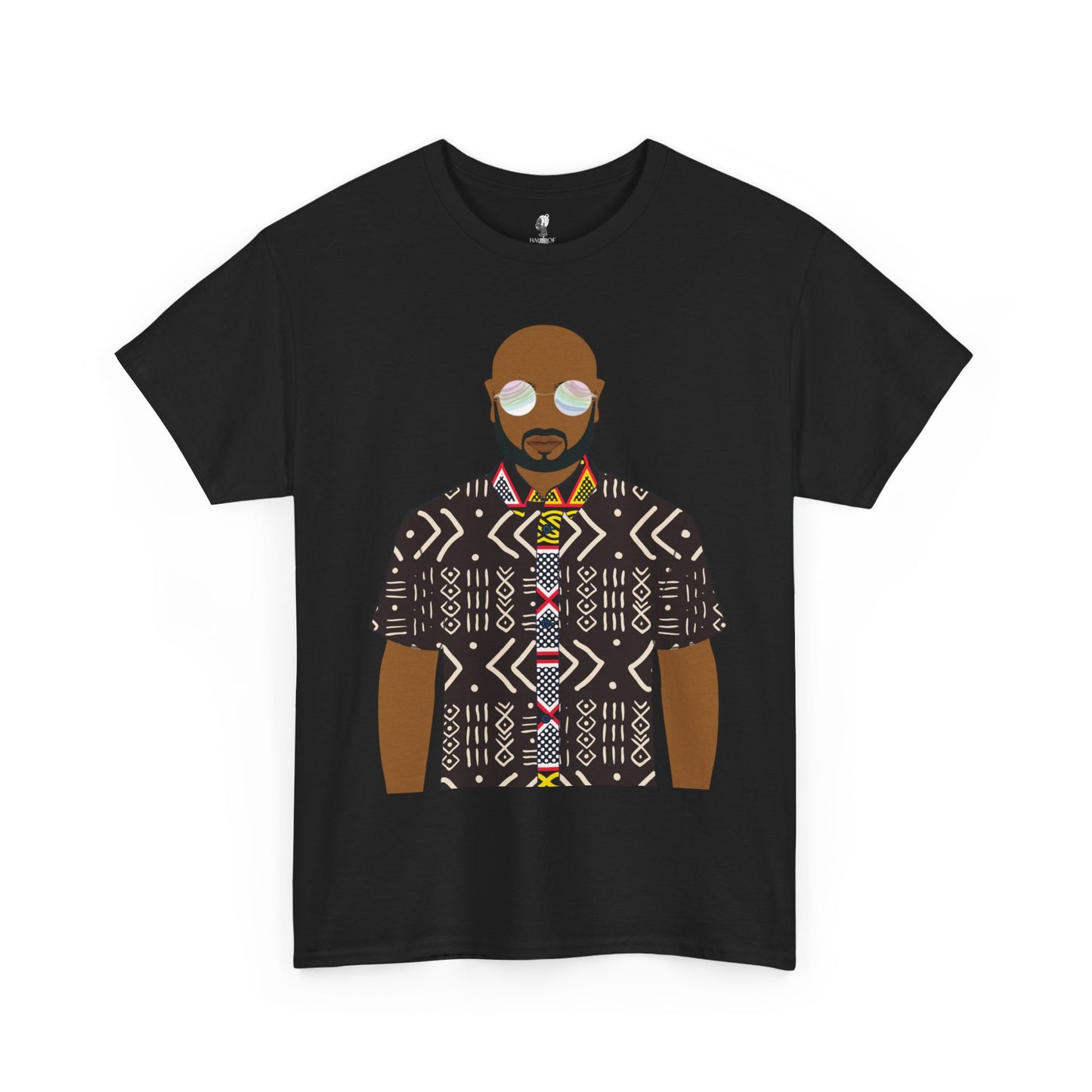 Le Monsieur Mudcloth Unisex Heavy Cotton Tee