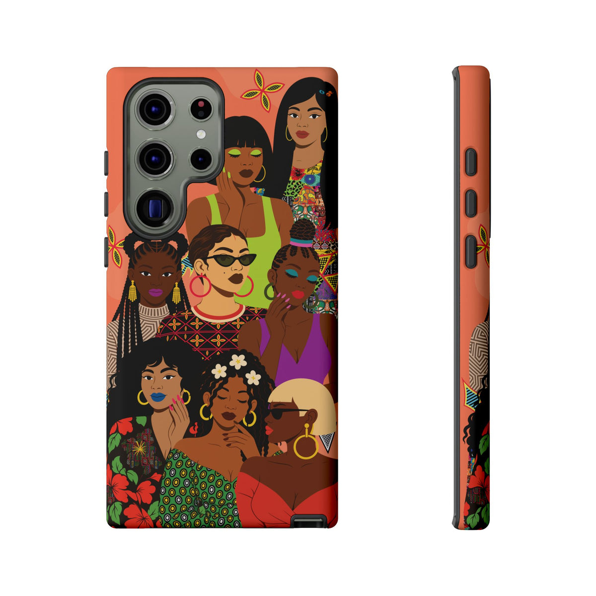 Black Girl Magic Collage Phone Case, African Art Design, Stylish Protective Cover for Samsung and iPhone, Unique Accessory, Gift Idea