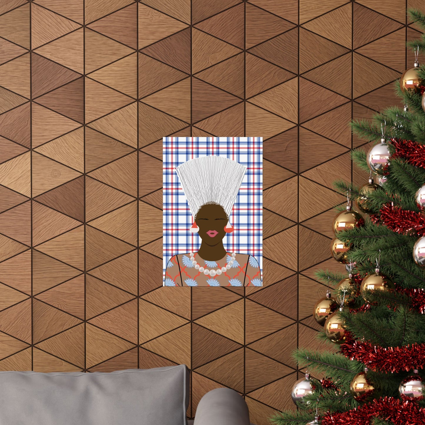 Nef in Brown - Mukuta Bag Premium Matte Vertical Posters