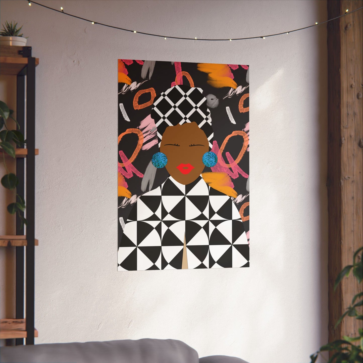 Geo on Art Premium Matte Vertical Posters