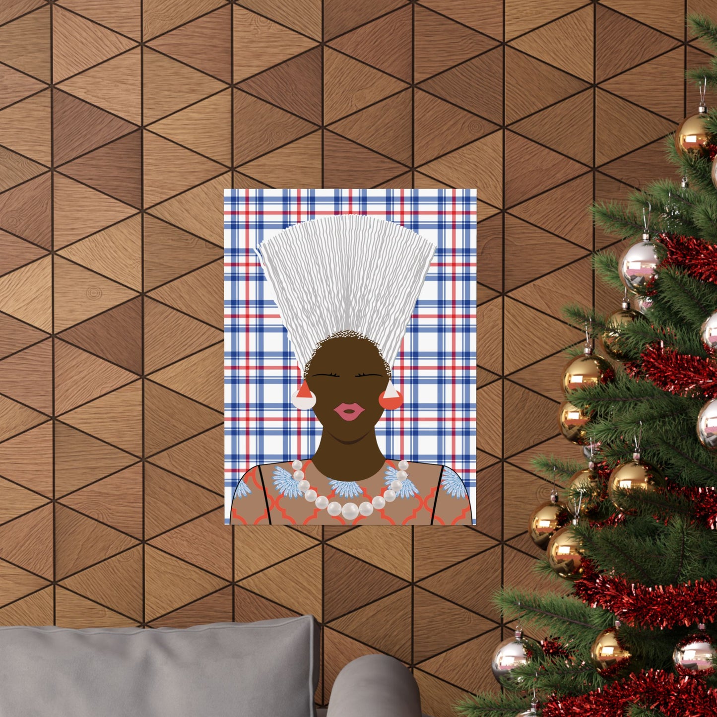 Nef in Brown - Mukuta Bag Premium Matte Vertical Posters