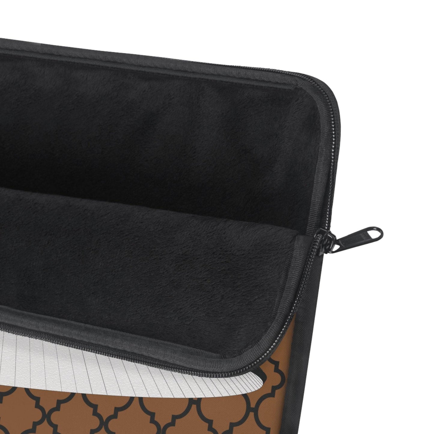 Fulani Hat Laptop Sleeve: African Argyle Print, Designer Computer Bag, Pro Macbook Air Sleeve