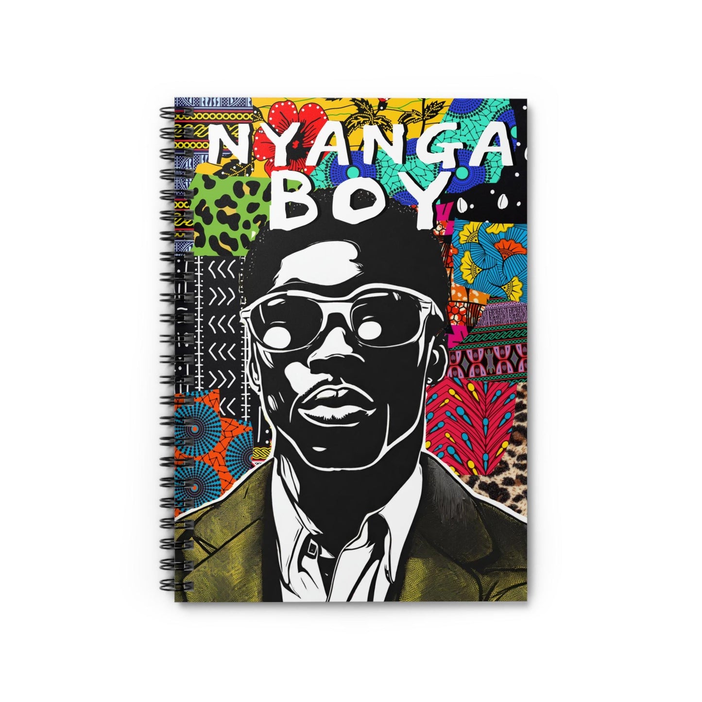 Nyanga Boy Spiral Notebook: African Inspired Stationery Gift