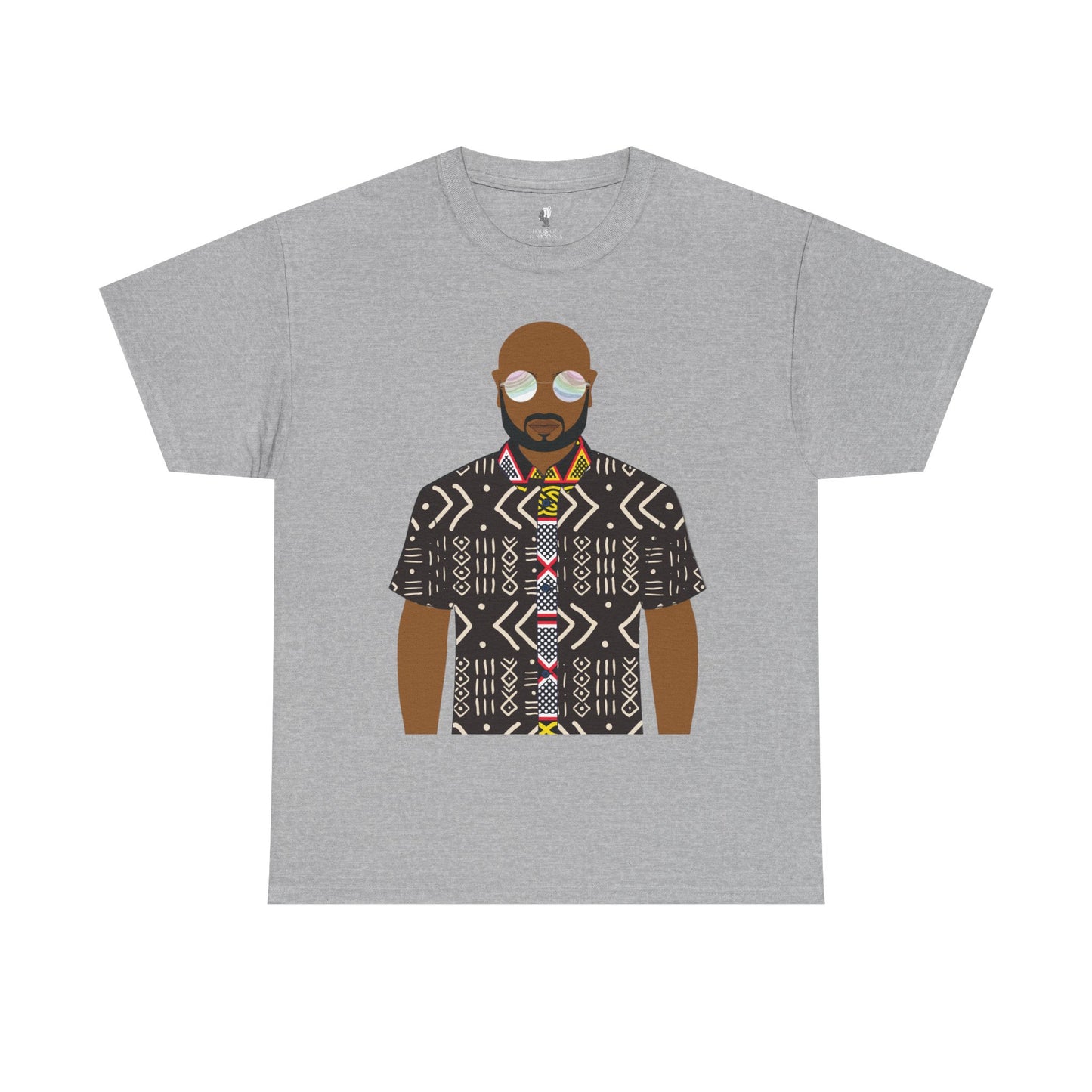 Le Monsieur Mudcloth Unisex Heavy Cotton Tee