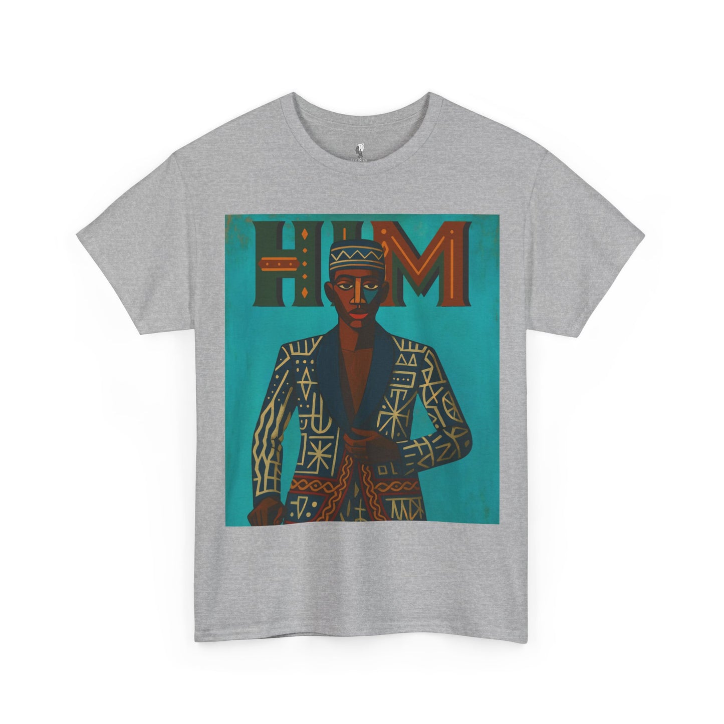 I am HIM Father's Day T-Shirt for African Art Lovers, Afrocentric Clothing, African Heritage Top