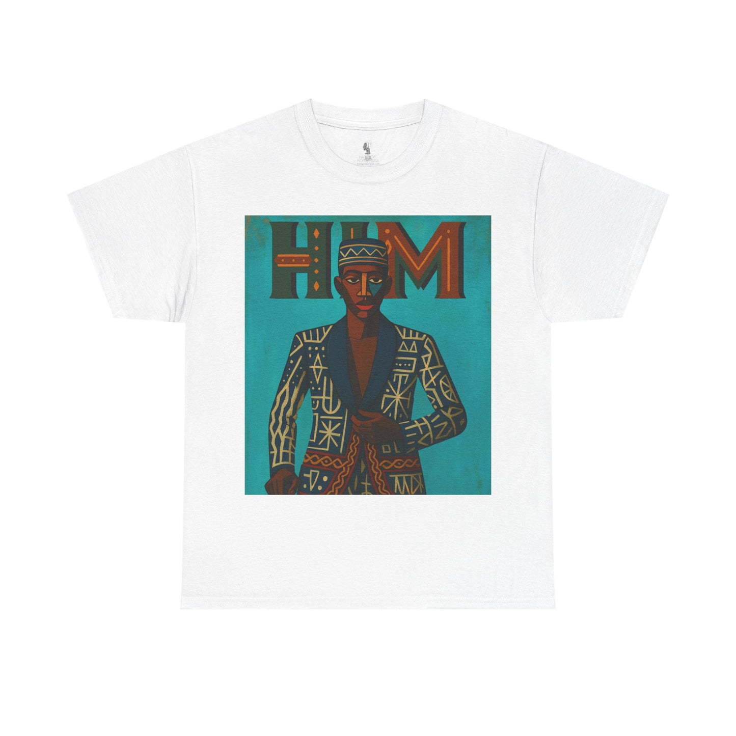 I am HIM Father's Day T-Shirt for African Art Lovers, Afrocentric Clothing, African Heritage Top