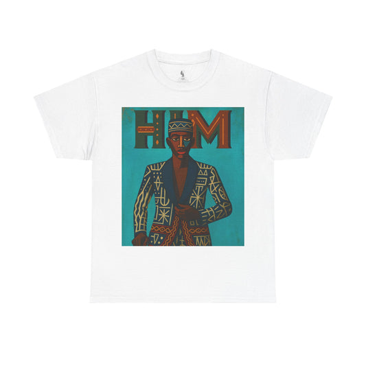 I am HIM Father's Day T-Shirt for African Art Lovers, Afrocentric Clothing, African Heritage Top