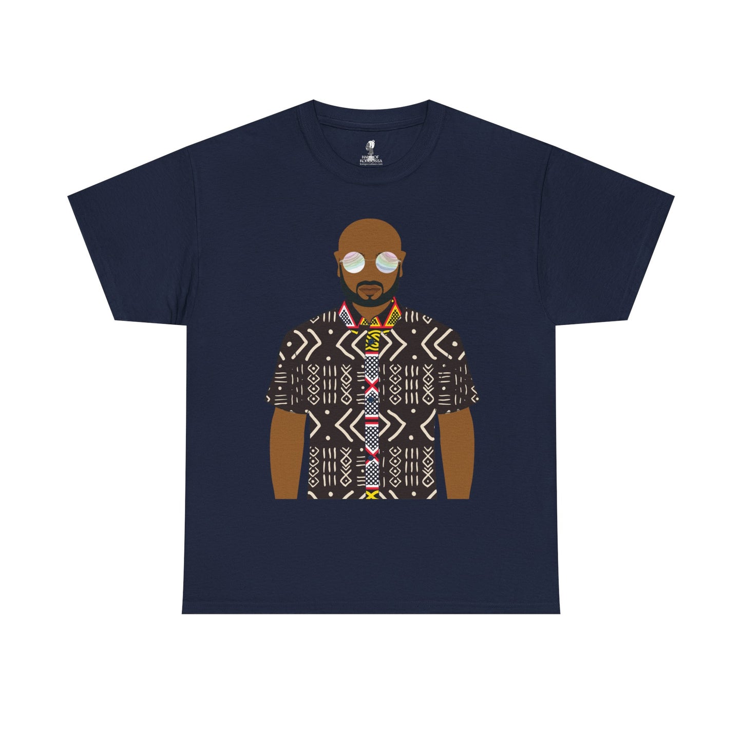 Le Monsieur Mudcloth Unisex Heavy Cotton Tee