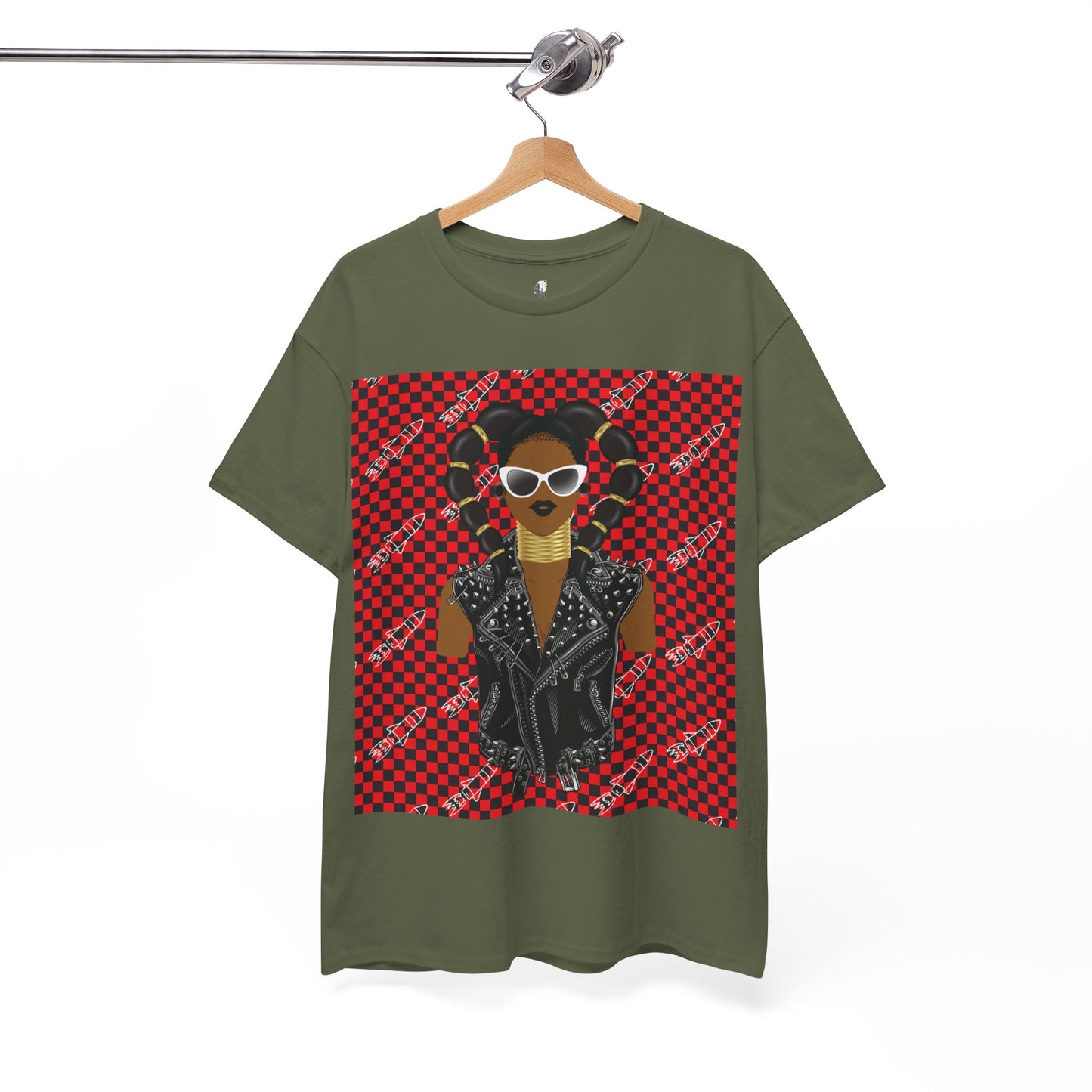 Horn Lady Rockette Unisex Heavy Cotton Tee
