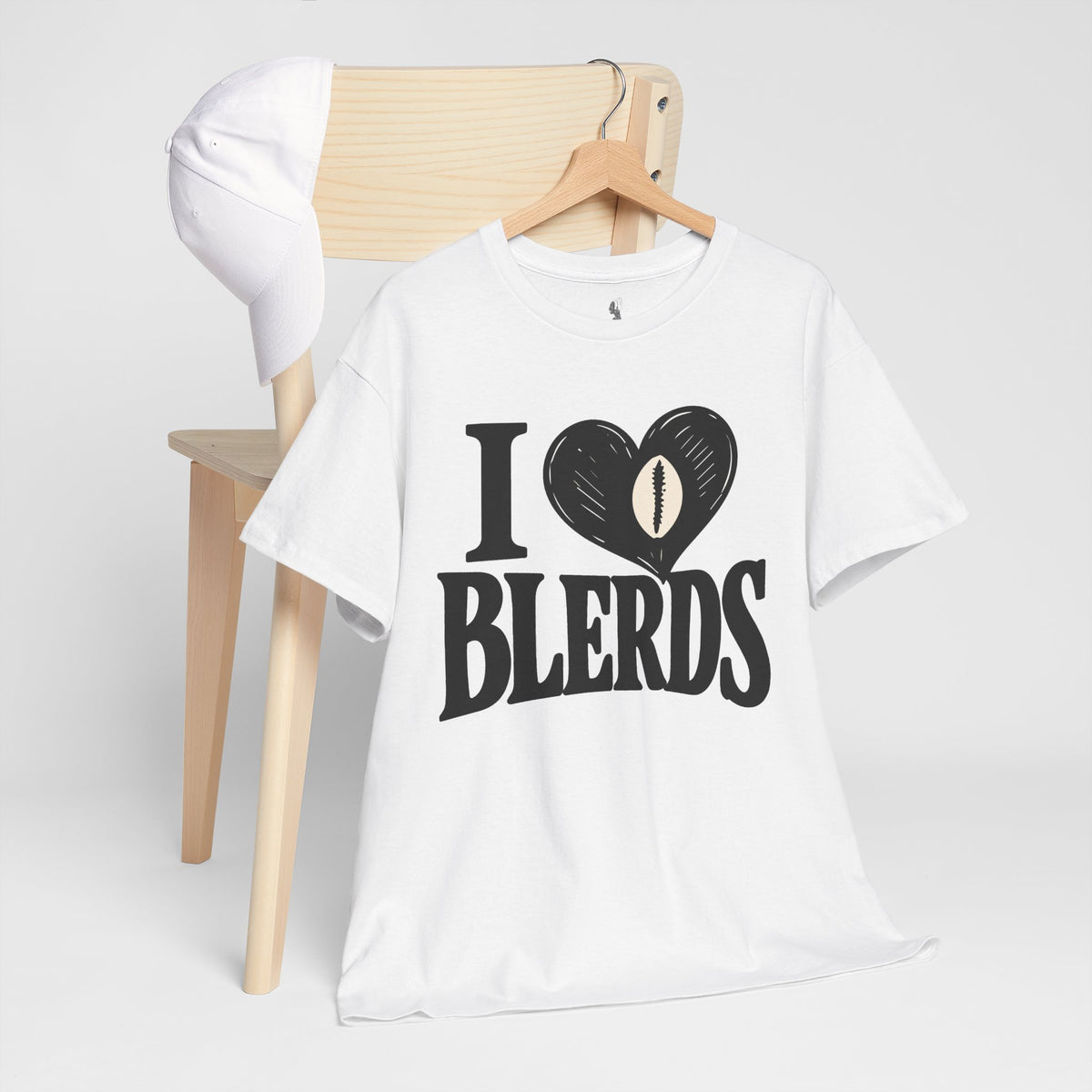 I Heart Blerds Unisex Heavy Cotton T-Shirt | Nerd Pride Tee, Geek Culture